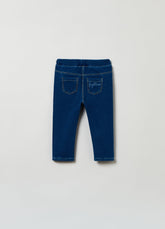 Ovs Baby Girl Jeggings With Chick Embroidery